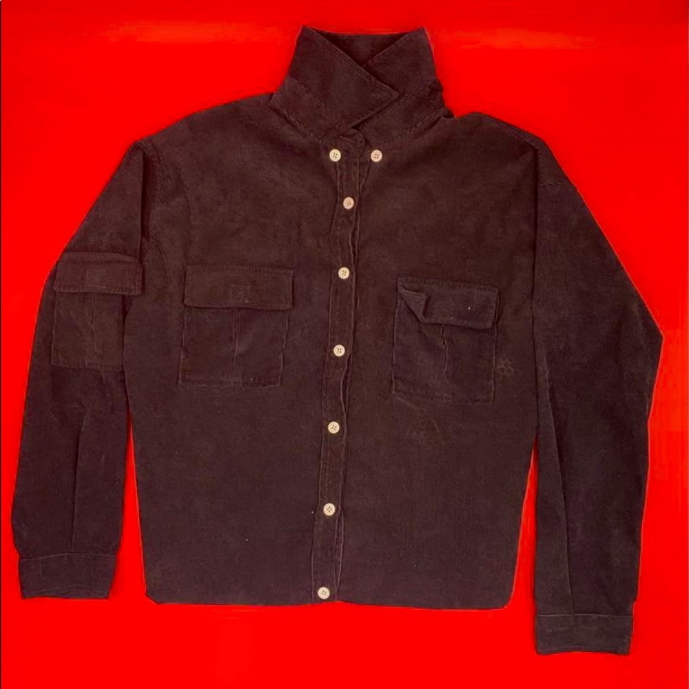 Black button down flannel!